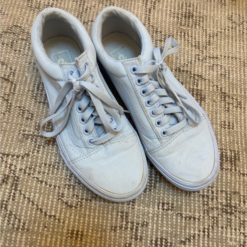 Light Blue Vans Sneakers